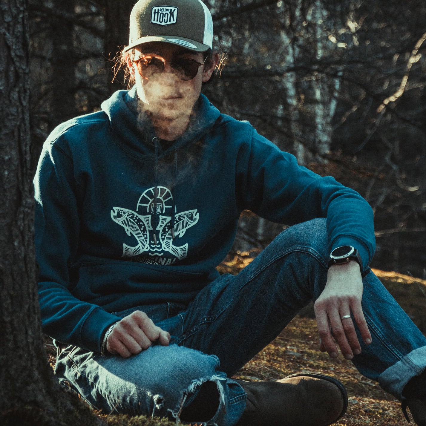 Hoodie TWIN Ink Blue