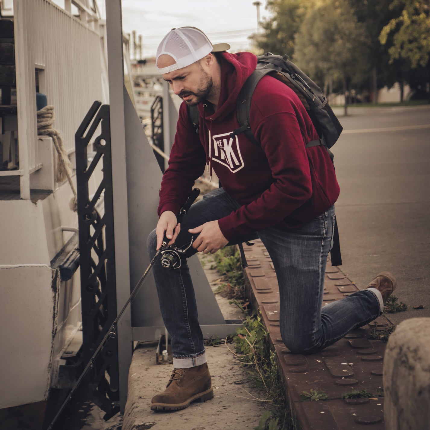 Hoodie ORIGIN Burgundy